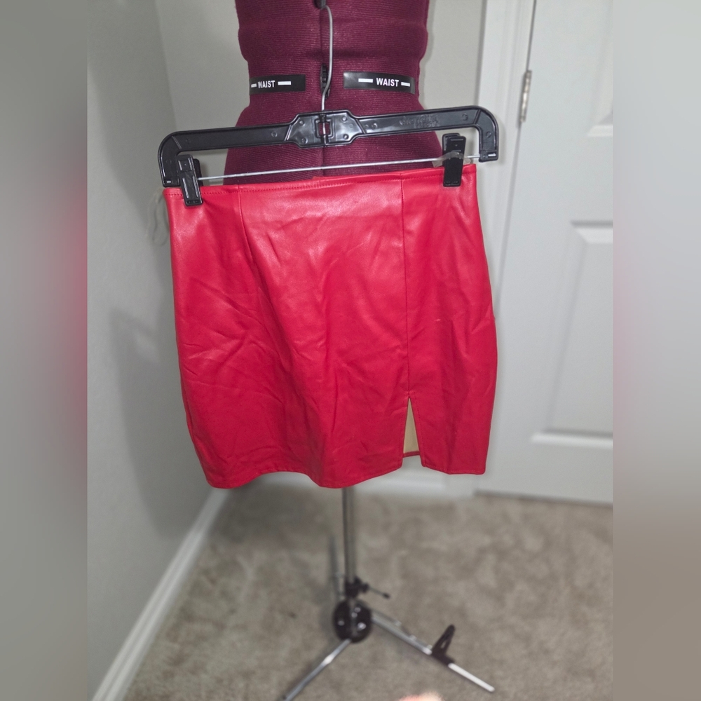 Red Mini Leather